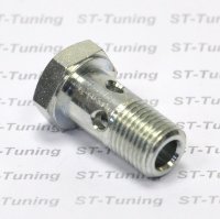 Болт (штуцер) для banjo D-04 1/4 BSP L=20mm сталь, Goodridge 1012-04P