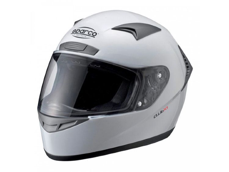 Шлем закрытый SPARCO Club X-1 белый, размер XL, 0033194XL