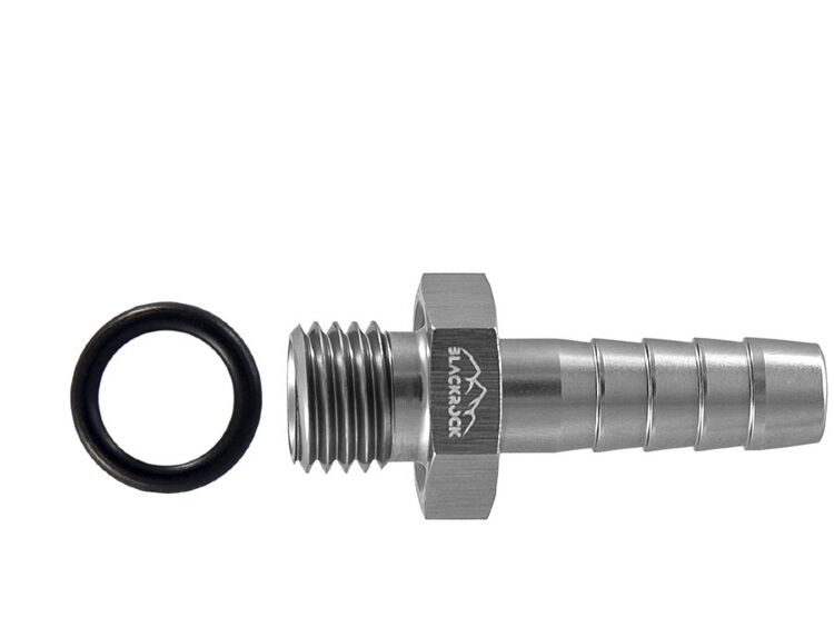 Адаптер П M12 x 1,5 mm - шланг (диаметр ёлочки 9 mm) BLACKROCK LAB, P9-M1215Ti