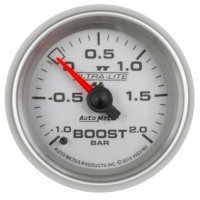 Датчик буста Autometer Ultra-Lite II, Autometer Ultra-Lite II Gauge Vac/Boost 2 1/16in -1 - +2 Bar Mechanical Ultra-Lite II, ATM4903-M2