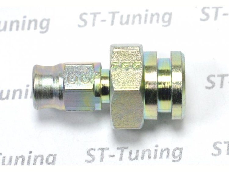 Фитинг мама AN-03 3/8X24 под прямой конус, под ключ 19mm D-03 сталь 758-03-03P, Goodridge