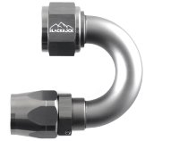 - 12 AN (12AN AN12) фитинг 180°, 20 серия Cutter Style, BLACKROCK LAB A12-180-2Ti