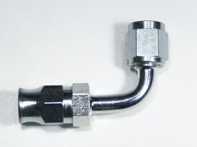 - 4 AN (4AN AN4) фитинг 90° D-04 600 серия Goodridge 6091-04P сталь