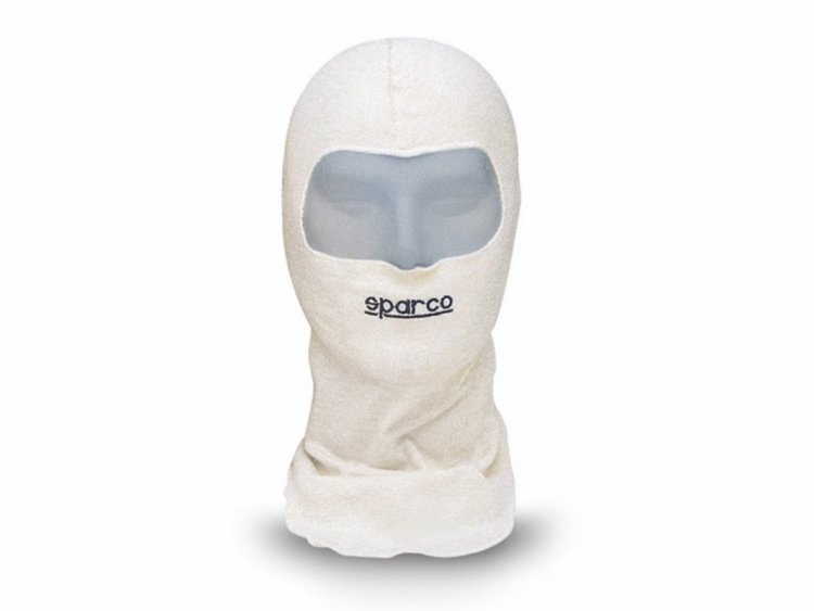 Подшлемник (балаклава) для автоспорта SPARCO STD, белый, S002231B