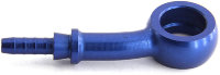 Фитинг banjo d10 mm, 20° вбок D-03 алюминий СИНИЙ, под опрессовку S5097-03D, Goodridge