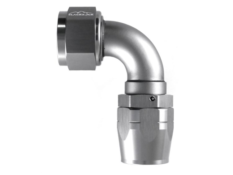 - 16 AN (16AN AN16) фитинг 90°, 20 серия Cutter Style, BLACKROCK LAB A16-090-2Ti