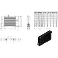 Радиатор масляный 483x65x40; ProLine Slimline SLM (M22x1,5 выход) Setrab, 53-10746, 420-06 - Радиатор масляный 483x65x40; ProLine Slimline SLM (M22x1,5 выход) Setrab, 53-10746, 420-06