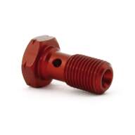 Болт (штуцер) для banjo M10x1 L=20mm алюминий КРАСНЫЙ, Goodridge 992-03-31DR - Болт (штуцер) для banjo M10x1 L=20mm алюминий КРАСНЫЙ, Goodridge 992-03-31DR