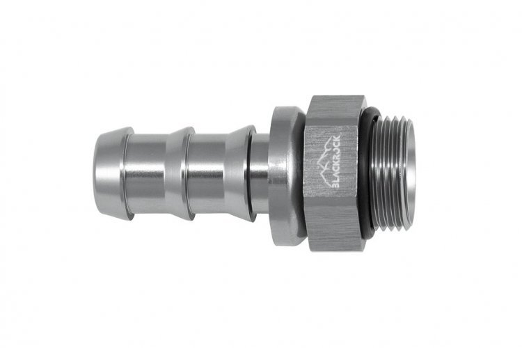 - 10 AN (10AN AN10) фитинг прямой ПАПА M22 x 1,5 mm, PUSH FIT серия BLACKROCK LAB P10-001-M22Ti