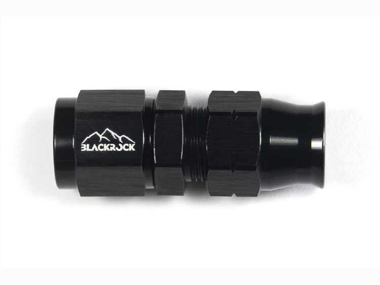Фитинг AN-06, прямой "мама" Hardline, алюминий, BLACKROCK LAB H06-001-BK