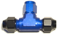 Фитинг AN-06, тройник, трубка-фитинг-трубка, Hardline, алюминий, Goodridge HL854-06D