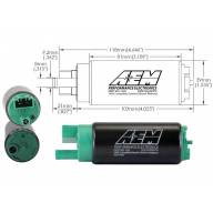 Бензонасос 340 л/ч, с установочным комплектом AEM 50-1200 - Бензонасос 340 л/ч, с установочным комплектом AEM 50-1200