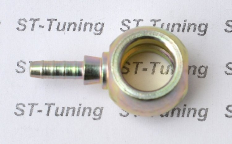 - 4 AN (4AN AN4) фитинг banjo прямой 12мм под опрессовку 600 серия Goodridge S5091-04-M12Z1