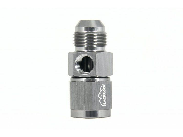 Адаптер под датчик NPT1/8", М AN10 - П AN10, алюминий, BLACKROCK LAB AN1010-18NPTTi