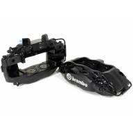 Комплект суппортов 2 шт. Brembo 4 поршня+адаптеры+армир. торм. шланги (2 шт) ЧЕРНЫЕ VAG-B4B-GN3BK - Комплект суппортов 2 шт. Brembo 4 поршня+адаптеры+армир. торм. шланги (2 шт) ЧЕРНЫЕ VAG-B4B-GN3BK