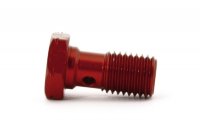 Болт (штуцер) для banjo M10x1.25 L=20mm алюминий КРАСНЫЙ, Goodridge 992-03-32DR
