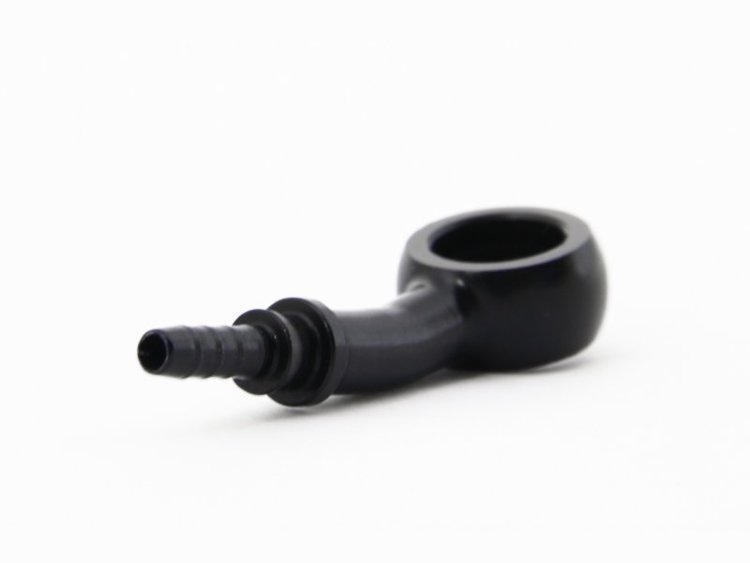 Фитинг banjo d10 mm, 20° D-03 алюминий ЧЕРНЫЙ, под опрессовку S5093-03DBK, Goodridge