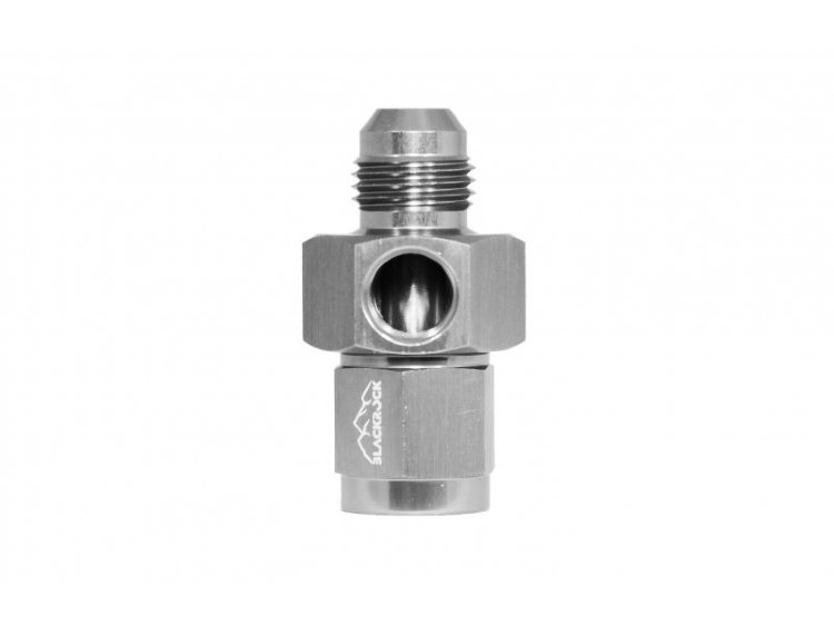 Адаптер под датчик NPT1/8", М AN6 - П AN6, алюминий, BLACKROCK LAB AN0606-18NPTTi