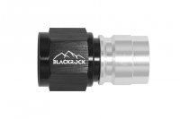 - 10 AN (10AN AN10) фитинг прямой, под опрессовку, BLACKROCK LAB ЧЁРНЫЙ, C10-001-8BK
