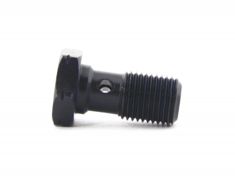 Болт (штуцер) для banjo M10x1.25 L=20mm алюминий ЧЕРНЫЙ, Goodridge 992-03-32DBK
