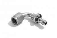 - 4 AN (4AN AN4) фитинг 90°, PUSH FIT серия BLACKROCK LAB P04-090-7Ti (под хомут)