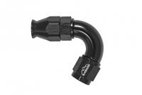 - 4 AN (4AN AN4) фитинг 120° D-04 Full Flow BLACKROCK LAB T04-120-3BK под тефлоноый шланг