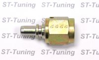 - 4 AN (4AN AN4) фитинг прямой D-04 сталь, под опрессовку, 600 серия Goodridge S6001-04Z1MP