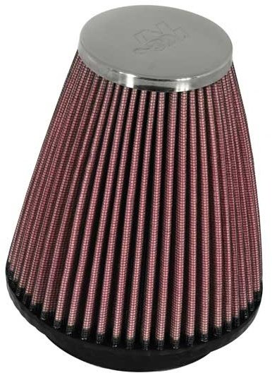 Фильтр нулевого сопротивления универсальный K&N RC-1250 Chrome Filter; посадочный d=57 mm