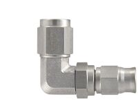 Фитинг мама M10*1 под прямой конус, 90°, вращающийся D-03 нерж. сталь, T03-69-M1, BLACKROCK LAB
