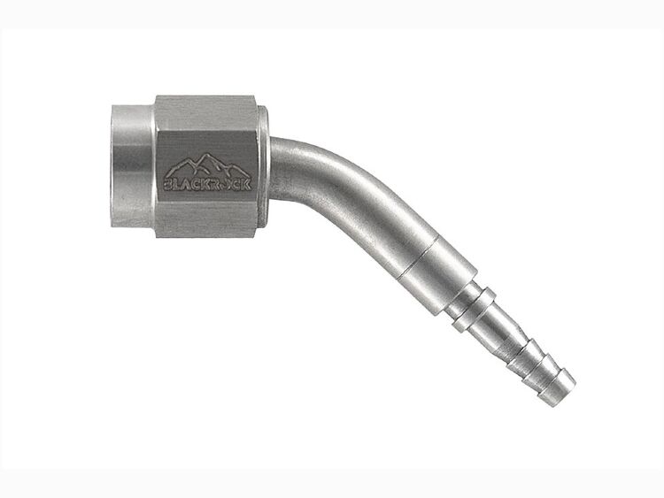 Фитинг мама AN-03 3/8X24 под прямой конус, 45°, D-03 нерж. сталь, crimp TC03-046-6, BLACKROCK LAB