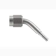 Фитинг мама AN-03 3/8X24 под прямой конус, 45°, D-03 нерж. сталь, crimp TC03-046-6, BLACKROCK LAB - Фитинг мама AN-03 3/8X24 под прямой конус, 45°, D-03 нерж. сталь, crimp TC03-046-6, BLACKROCK LAB