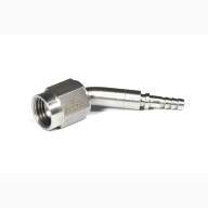 Фитинг мама AN-03 3/8X24 под прямой конус, 45°, D-03 нерж. сталь, crimp TC03-046-6, BLACKROCK LAB - Фитинг мама AN-03 3/8X24 под прямой конус, 45°, D-03 нерж. сталь, crimp TC03-046-6, BLACKROCK LAB