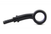 Фитинг banjo d10 mm, 20°, вбок D-03 алюминий ЧЕРНЫЙ, под опрессовку S5097-03DBK, Goodridge