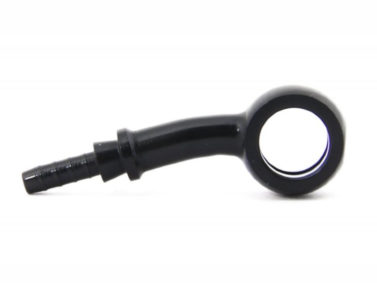 Фитинг banjo d10 mm, 20°, вбок D-03 алюминий ЧЕРНЫЙ, под опрессовку S5097-03DBK, Goodridge