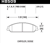 Колодки тормозные HB509Z.678 HAWK Perf. Ceramic