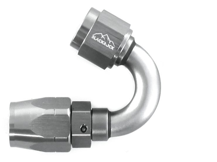 - 6 AN (6AN AN6) фитинг 150°, 20 серия Cutter Style, BLACKROCK LAB A06-150-2Ti