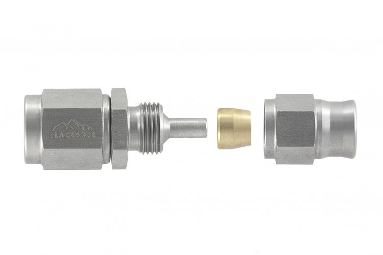 Фитинг мама M10*1 под прямой конус, вращающийся D-03 сталь, T03-60-M1ST, BLACKROCK LAB