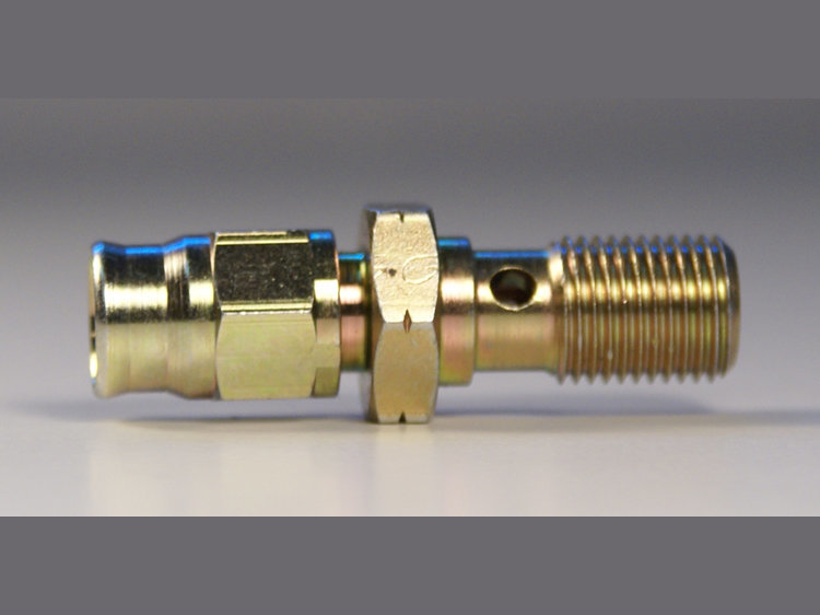 Болт (штуцер) для banjo переход на шланг D-03 M10x1 сталь, Goodridge 492-31P