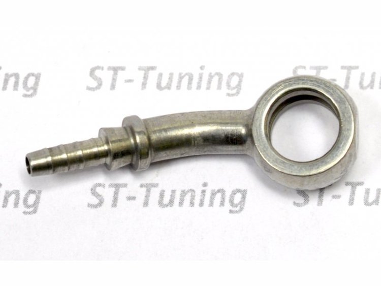 Фитинг banjo d10 mm, 20°, влево D-03 сталь, под опрессовку S5093L-03Z1, Goodridge