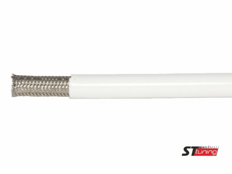 Армированный тормозной шланг Goodridge Белый D-03 600-03WT