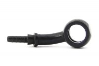 Фитинг banjo d10 mm, 20°, вправо D-03 нерж. сталь, ЧЕРНЫЙ под опрессовку S5093R-03CBK, Goodridge