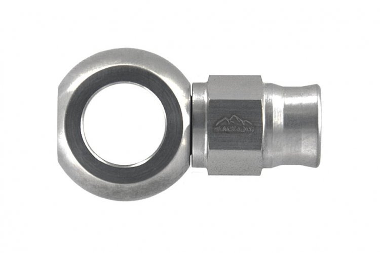 Фитинг banjo d10 mm, короткий D-03, сталь B03-D10SST, BLACKROCK LAB