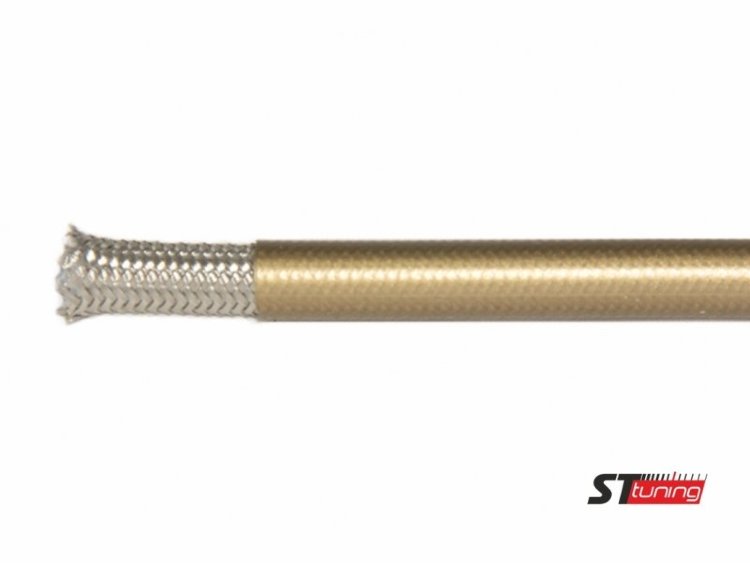 Армированный тормозной шланг Goodridge Золотой D-03 600-03GD