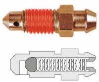 Штуцер прокачной с обратным клапаном Goodridge D-03 M10x1 mm сталь, BN510PSB