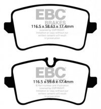 Колодки тормозные DP42082R EBC Yellowstuff 