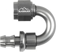 - 6 AN (6AN AN6) фитинг 180 градусов PUSH FIT серия BLACKROCK LAB P06-180-7Ti