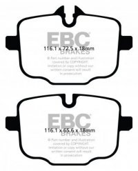Колодки тормозные DP42089R EBC Yellowstuff 