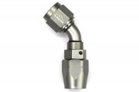 - 6 AN (6AN AN6) фитинг 45°, 20 серия Cutter Style, BLACKROCK LAB A06-045-2Ti