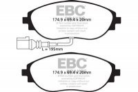 Колодки тормозные DP42127R EBC Yellowstuff 