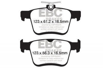 Колодки тормозные DP42153R EBC Yellowstuff 